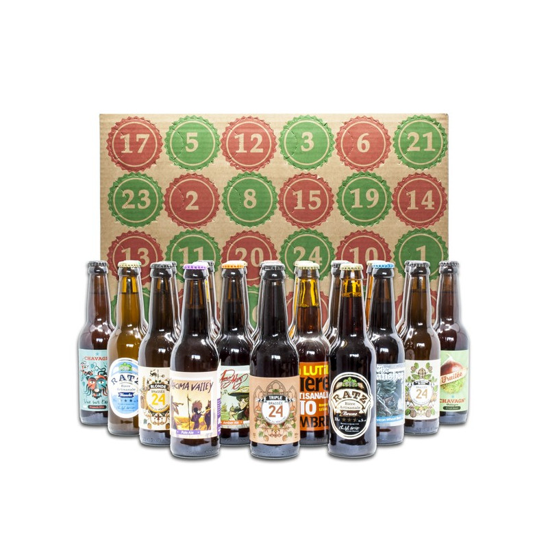 Calendrier de l'Avent Bières - 24 bouteilles