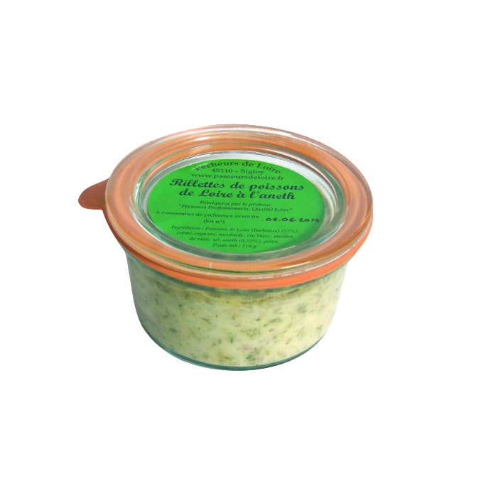 Rillettes de poissons à l'aneth 110g