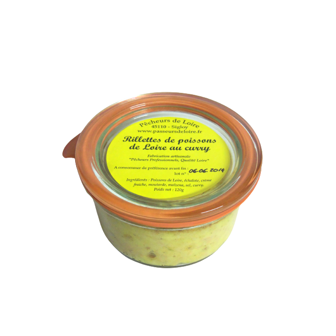 Rillettes de poissons au Curry 50g