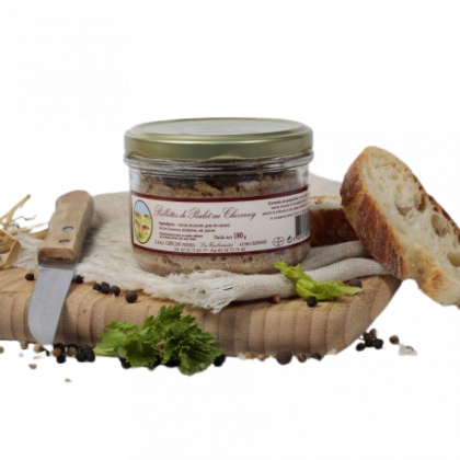 Rillettes de poule au cheverny 180g