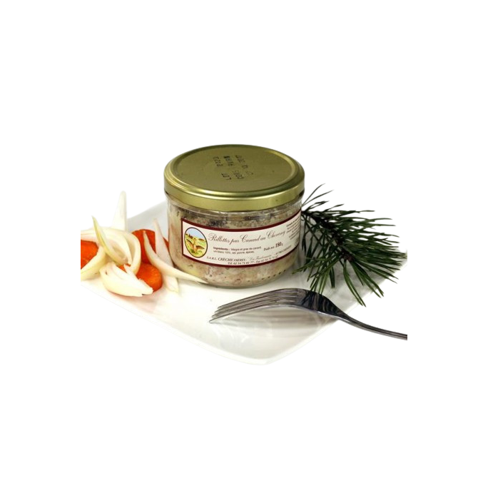 Rillettes de canard au Cheverny 180g