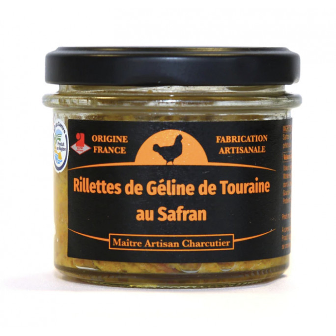 Rillettes de Géline de Touraine au Safran