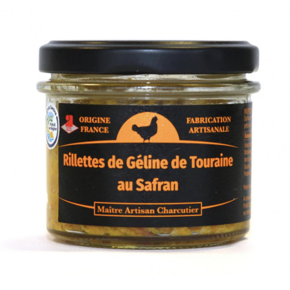 Rillettes de Géline de Touraine au Safran
