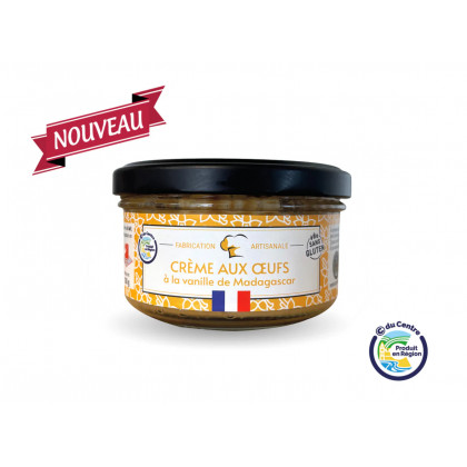 Crème aux œufs à la vanille de Madagascar