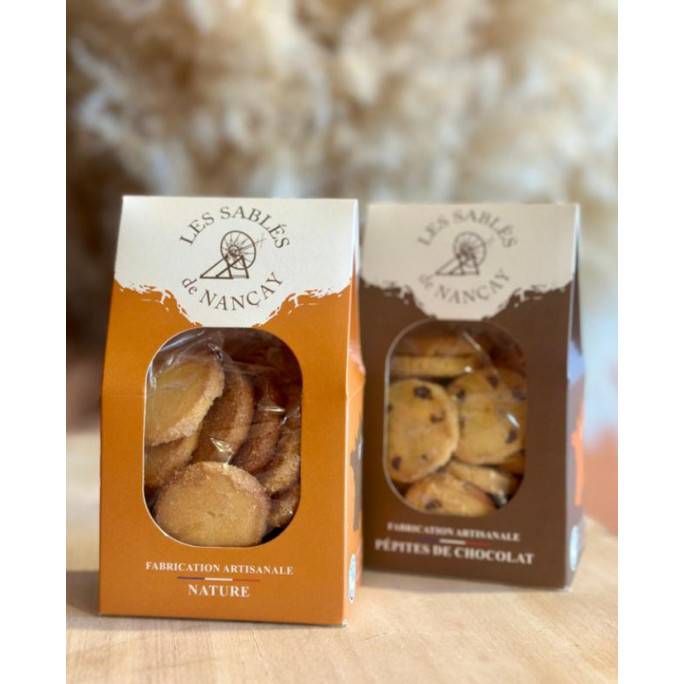Coffret Sablés de Nançay pépites de chocolat 150g