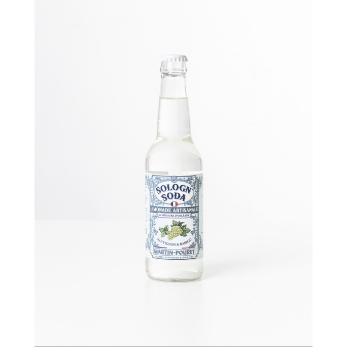 Limonade au vinaigre Sauvignon et Basilic 33cl