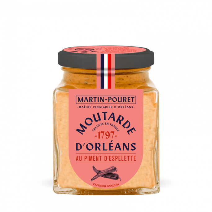 Moutarde d’Orléans aux piments d’Espelette