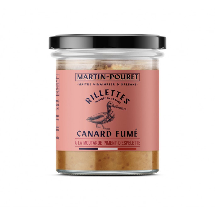 Rillettes de canard à la moutarde piment d’espelette