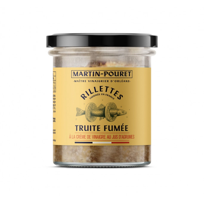 Rillettes de truite au vinaigre d’agrumes