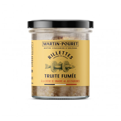 Rillettes de truite au vinaigre d’agrumes