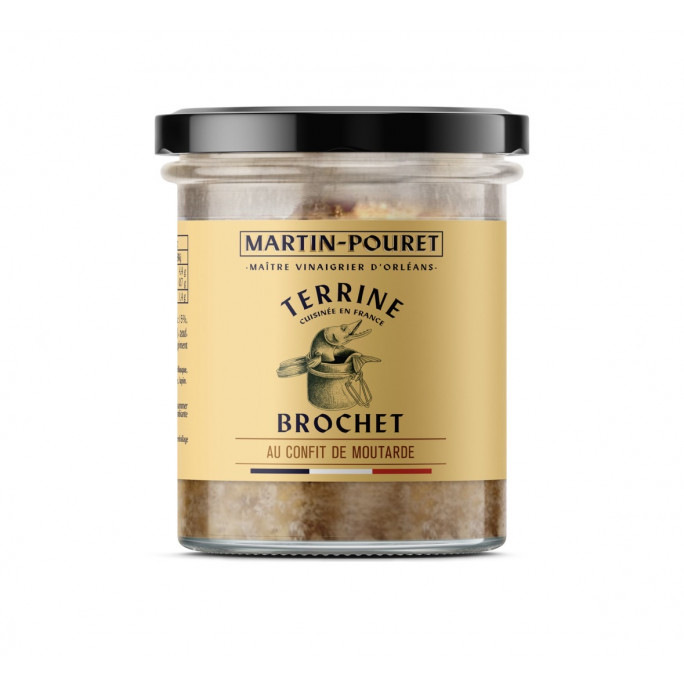 Terrine de brochet au confit de moutarde