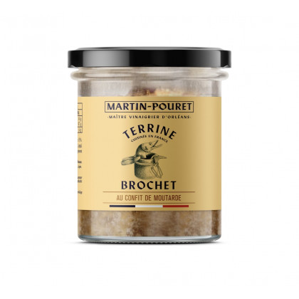 Terrine de brochet au confit de moutarde