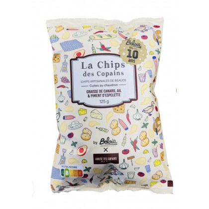 Chips des copains (graisse de canard et piment d’espelette)