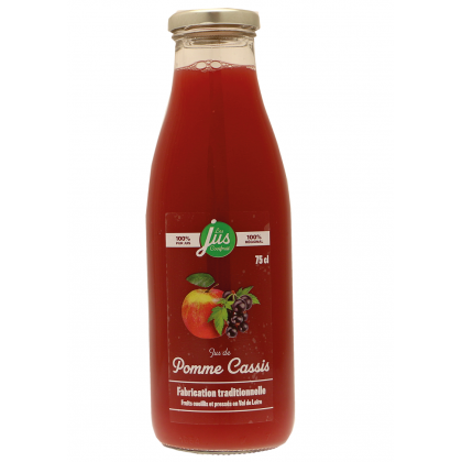 Jus de pommes et cassis