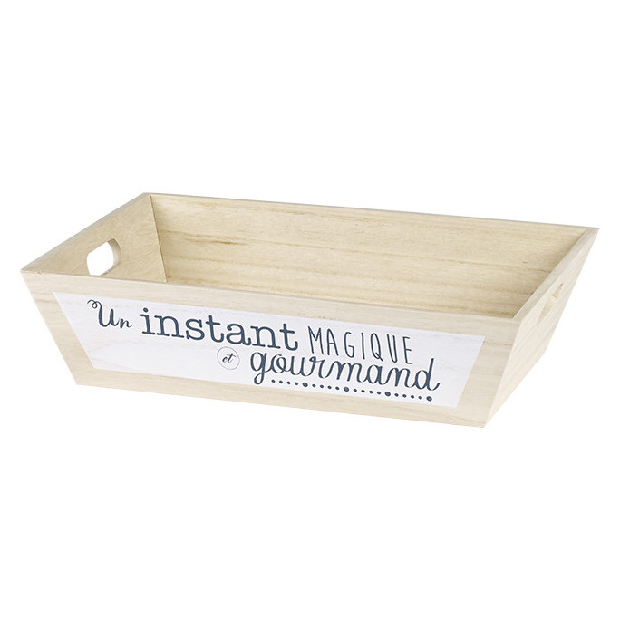 Panier cadeau grand format en Bois