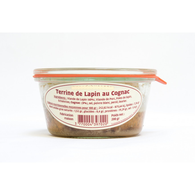 Terrine de Lapin au Cognac