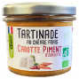 Tartinade au chèvre frais Carotte piment d'Espelette So Chèvre Bio