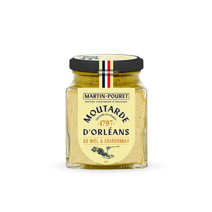 Moutarde d'Orléans au miel et au Chardonnay