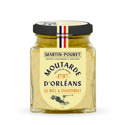 Moutarde d'Orléans au miel et au Chardonnay