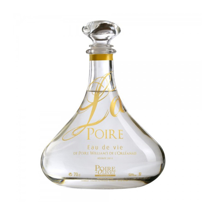 Carafe eau de vie de poire d'Olivet