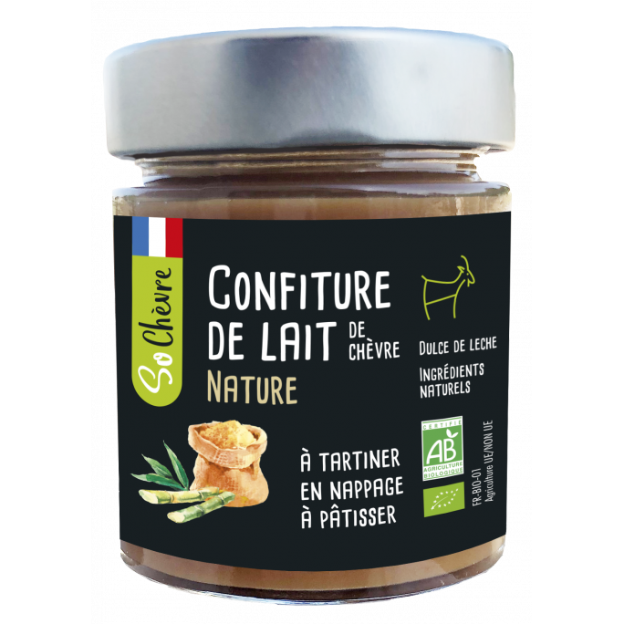 Confiture de lait de chèvre Nature