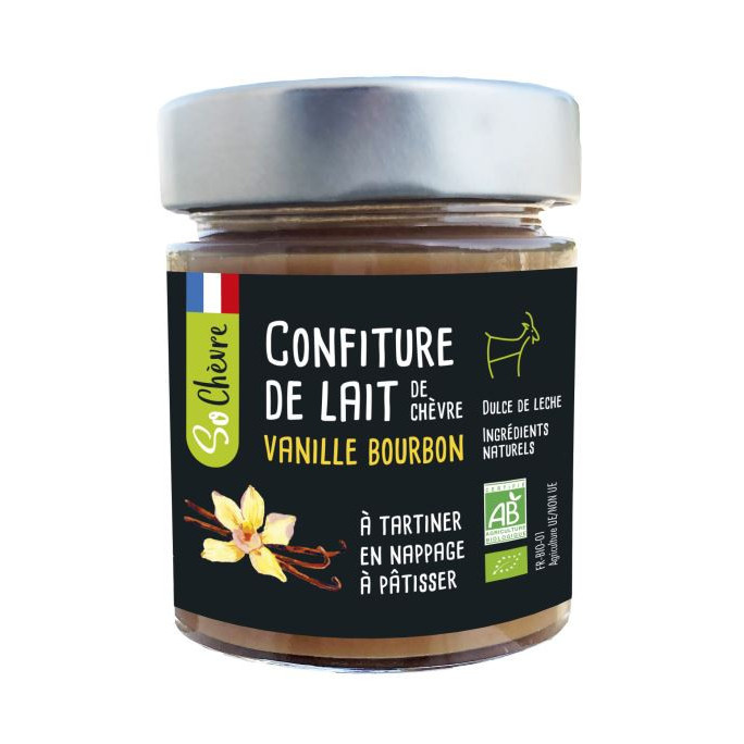 Confiture de lait de chèvre à la Vanille Bourbon