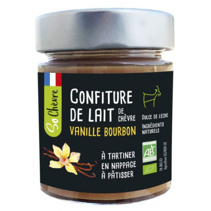 Confiture de lait de chèvre à la Vanille Bourbon