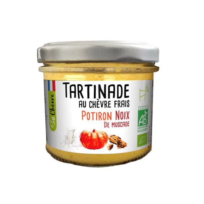 Tartinade au chèvre frais Potiron Muscade So Chèvre Bio