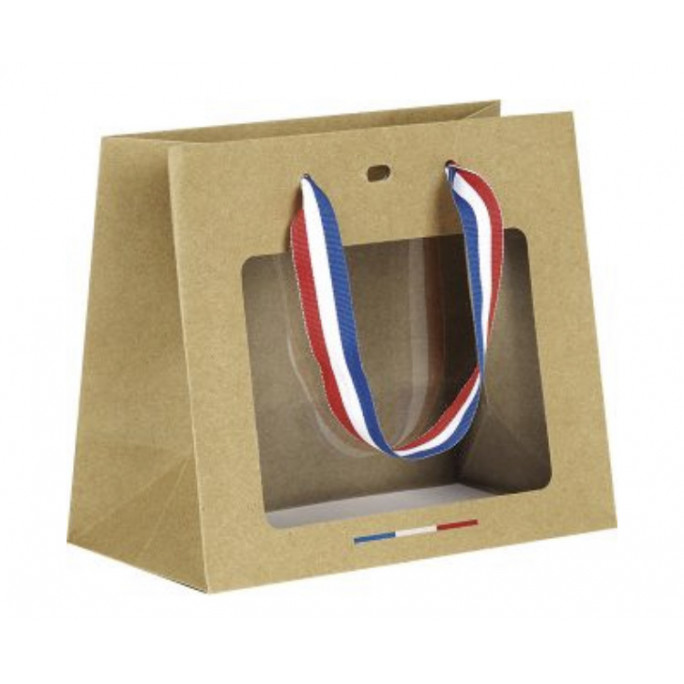 Sac Kraft Bleu blanc rouge