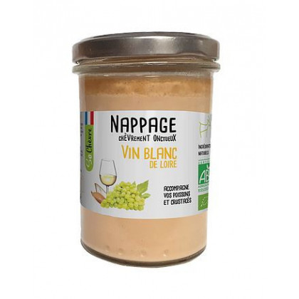 Nappage sauce blanche Vin blanc de Loire So Chèvre Bio