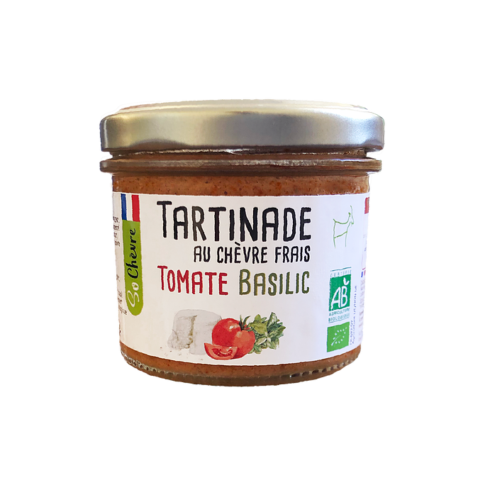 Tartinade au chèvre frais Tomate Basilic So Chèvre Bio