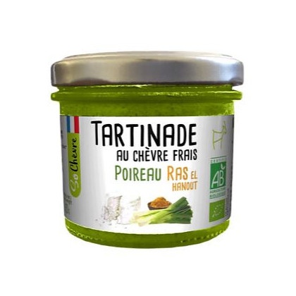 Tartinade au chèvre frais Poireau et Raz el Hanout Bio