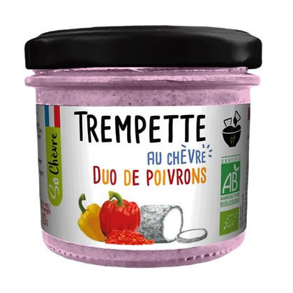 Trempette au chèvre affiné Duo de Poivrons So Chèvre Bio