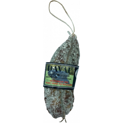 Saucisson sec nature porc noir de Sologne Davau