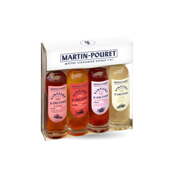 Coffret découverte vinaigre 4x10cl